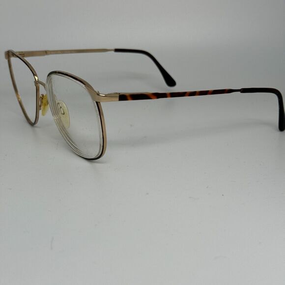 MARCOLIN Mod 7112 Brown/ Gold Swarovski Crystal Eyeglasses Frame 54-17-140 14312 - Picture 2 of 8